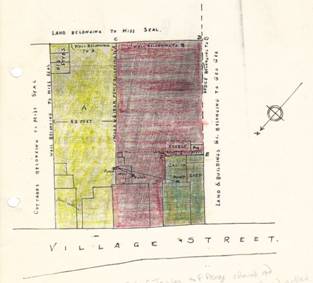 Picture 13. Baldwin deeds 16 Conveyance of 1912 showing the subdivision of the property in the previous plan