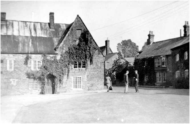 Tudor Cottage obstructed the flow of traffic through the village.